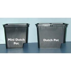 Dutch Pot w/2 elbows Black, 9&quot;Hx12&quot;Lx10&quot;W